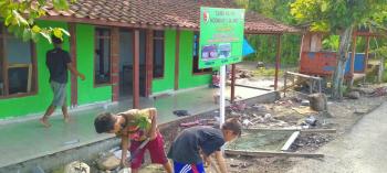 Menggembirakan, Rehab Rumah Program Aladin TMMD Bojonegoro Milik Samadun Terselesaikan
